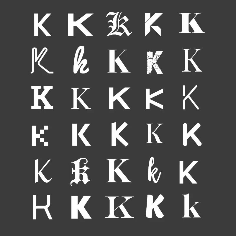 K-Monogramm-Mosaik
