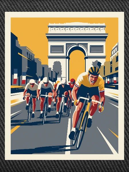 Paris Sprint – Radfahrer-Erinnerung