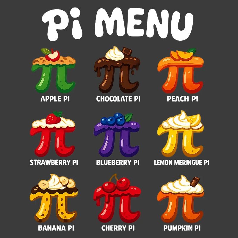 Pi Menu Math Pi Day Cake Design