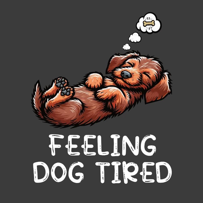 Se sentir fatigué par chien Teckel à poil dur Teckel teckel
