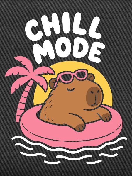 Chill Mode Floating Capybara