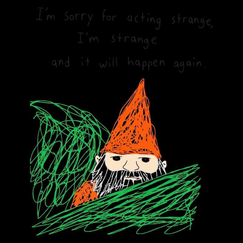 Sorry For Acting Strange Gartenzwerg Meme