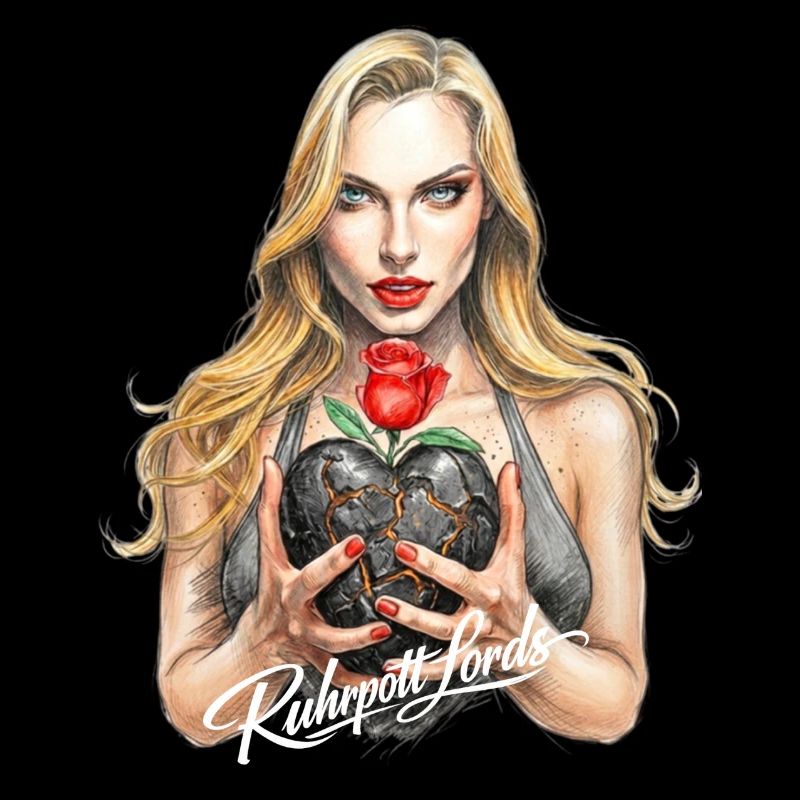 Ruhpott Rose Herz Kratzerlook