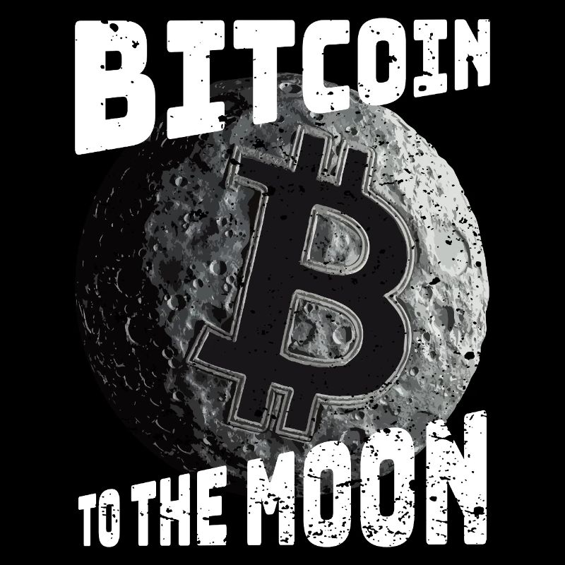 Bitcoin to the moon Meme