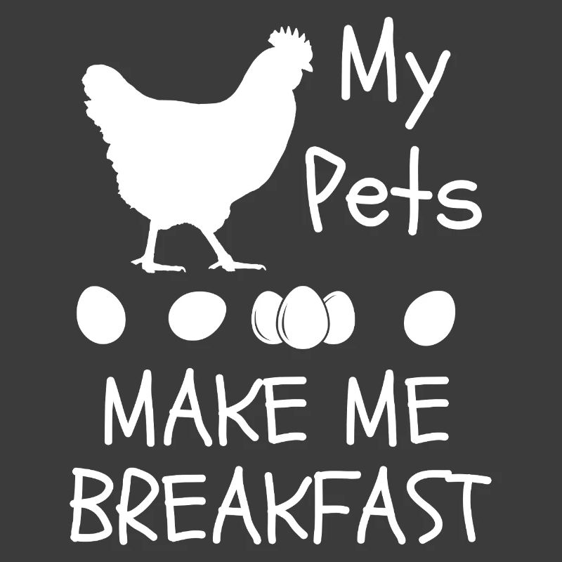 Mes animaux me préparent le petit-déjeuner Élevage de poulets drôle