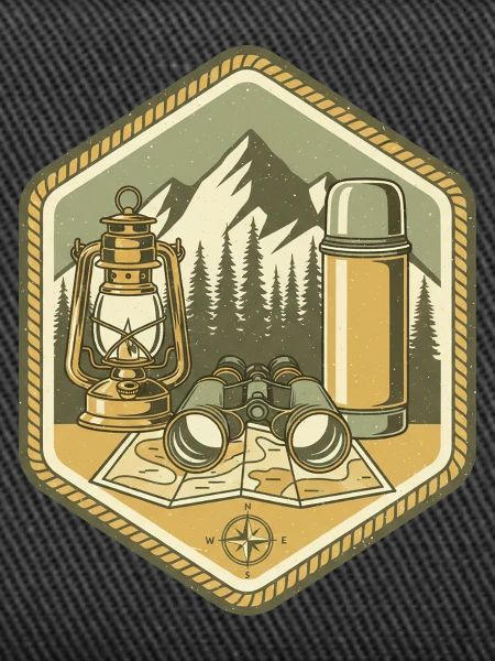 Bergcamping Patch: Camp & Map