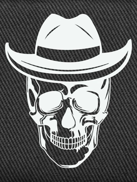 Skull with sunglasses