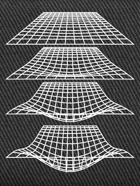 Geometrisch verzerrte Landschaften