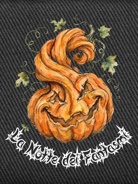 Halloween-Spiralkürbis