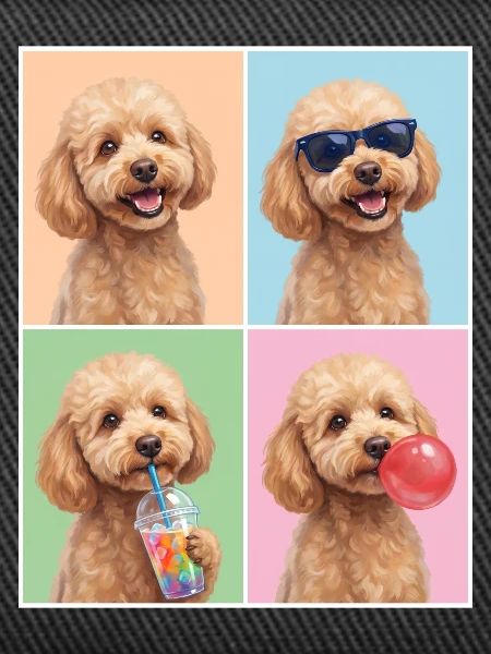 Hunde Pudel Hund