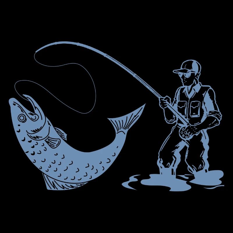 Cadeaux de conception de pêche à la mouche à la