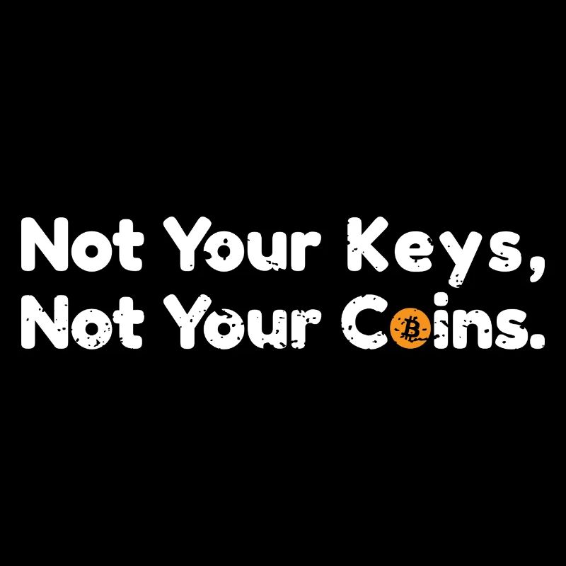 Bitcoin Not Your Keys Not Your Coins