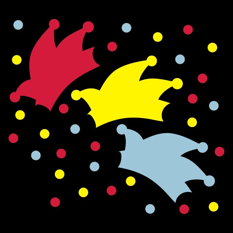 Narrenkappe / Konfetti / Fasching