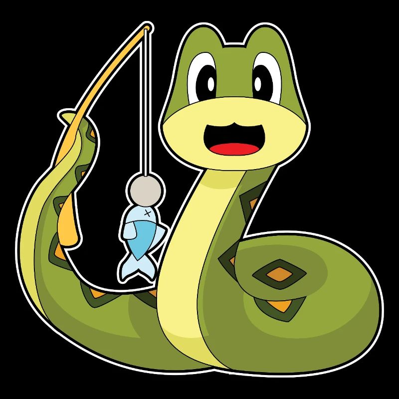 Pêche au poisson pêcheur serpent
