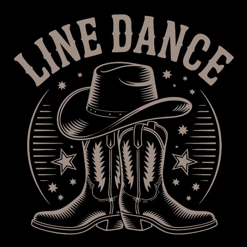 Line dancing is my hobby. Cool line dance design