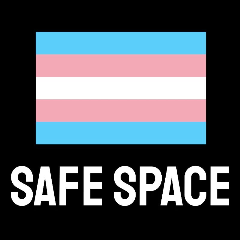 TRANS safe space - transgender pride