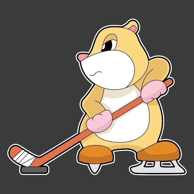 Hamster Eishockey Eishockeyschläger