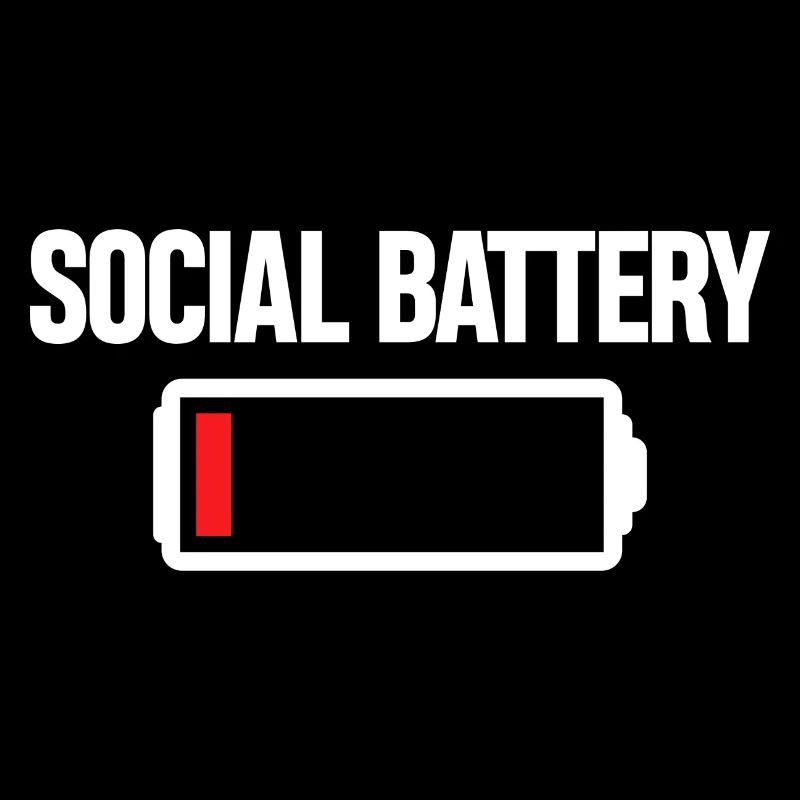 Social Battery Icon Tee