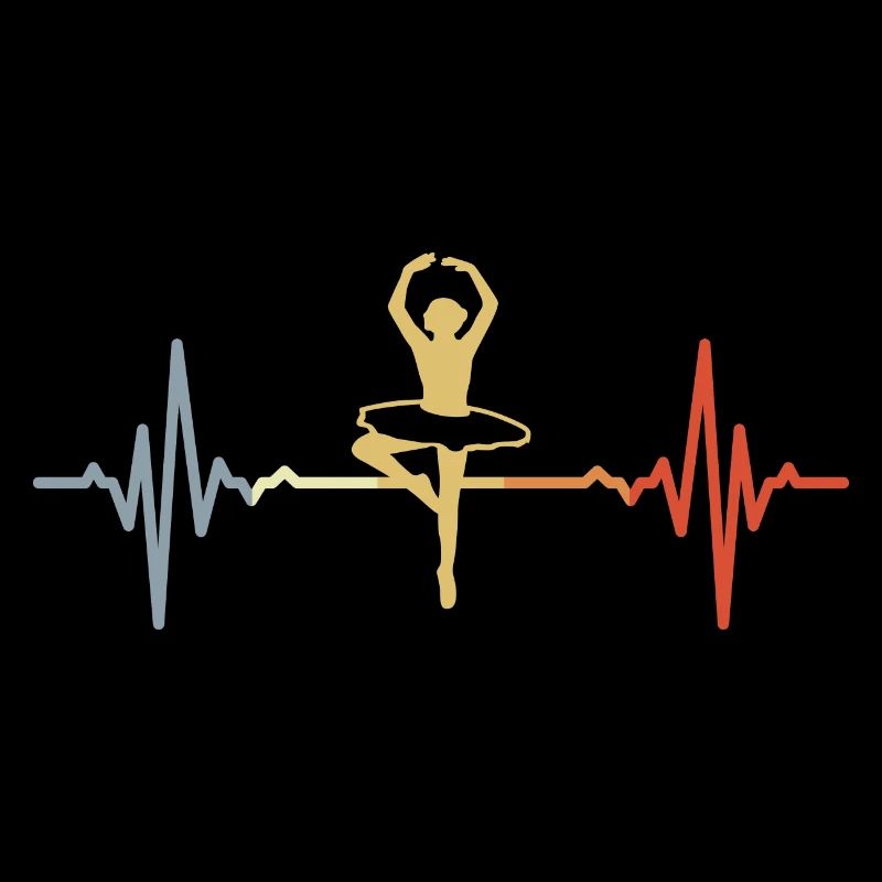 Vintage danseuse de Ballet palpitations cardiaques