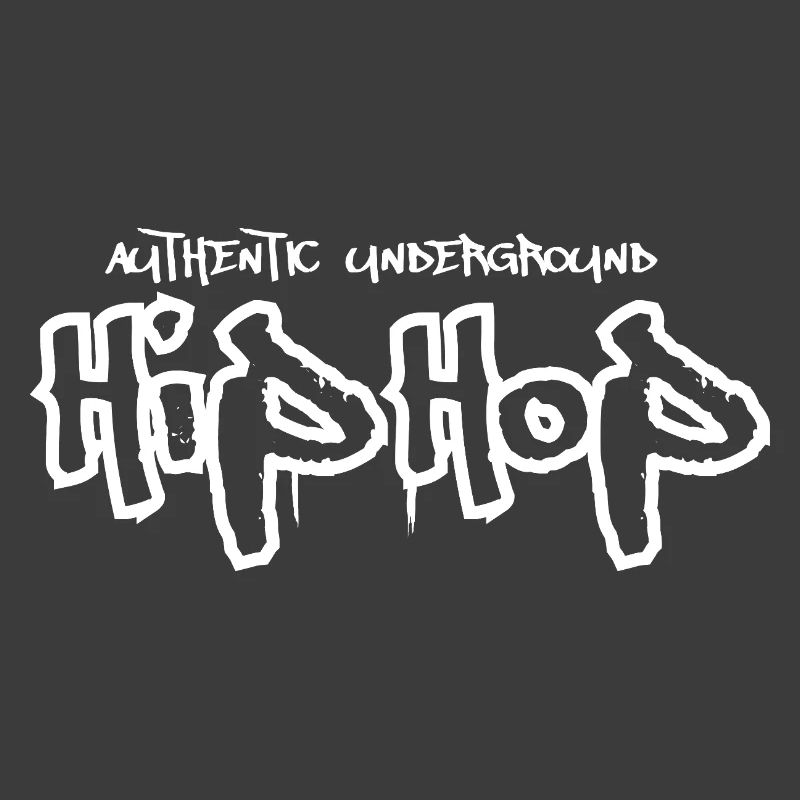 Authentische Underground-Hip-Hop-Graffiti