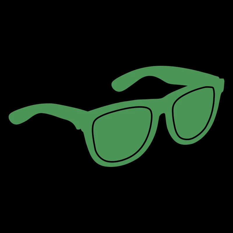 Green Sunglasses Graphic