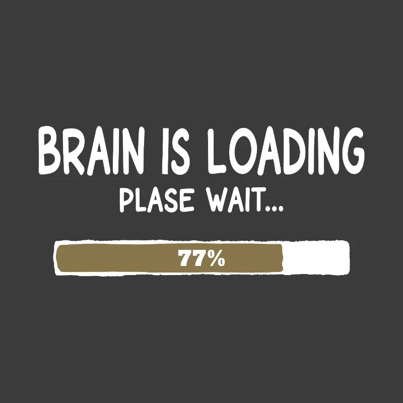 Loading the Brain – Loading Bar Humor
