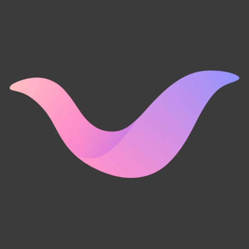 Gradient Swoosh-Nebel