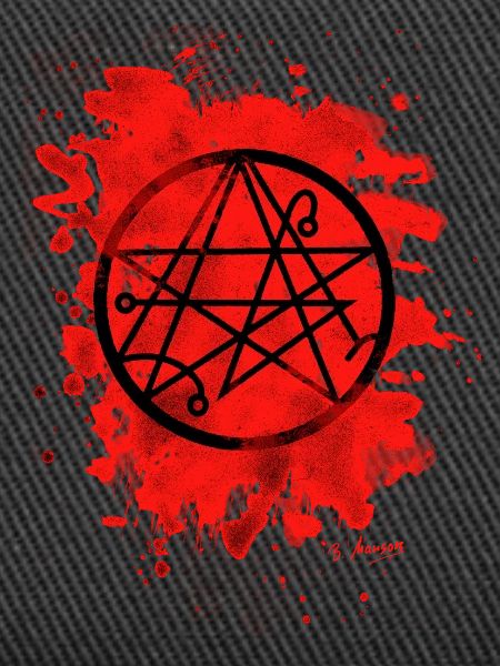 Necronomicon bleached - red
