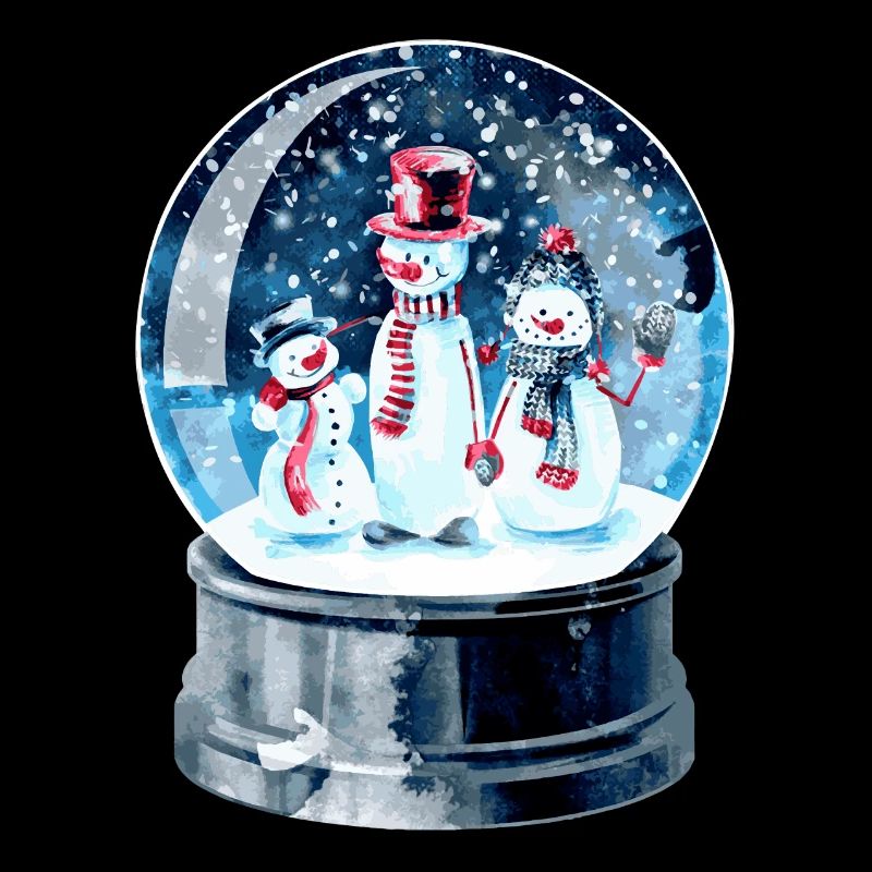 Weihnachten Schneekugel