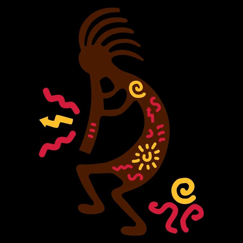 kokopelli carving american