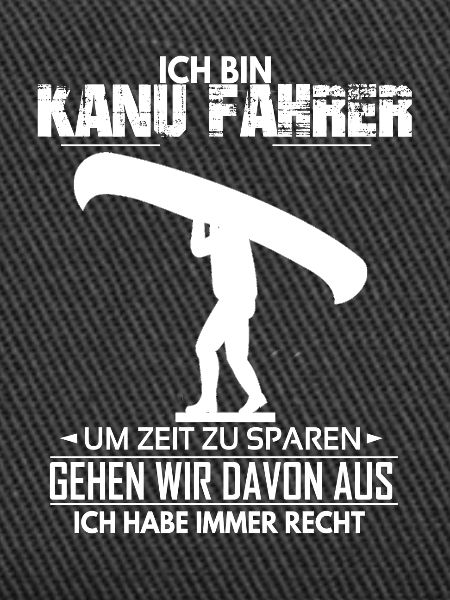 Kanu Fahrer