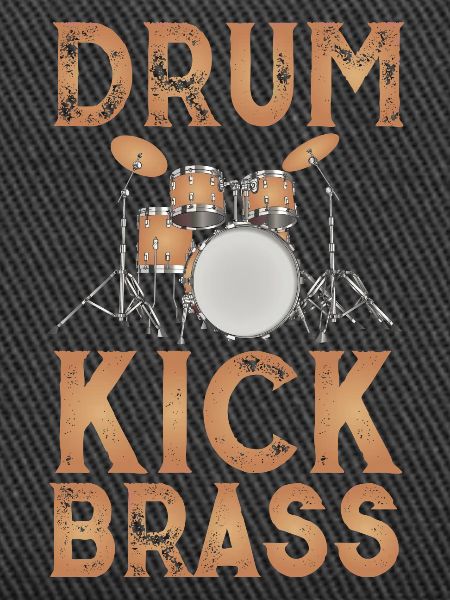 Drum design brown