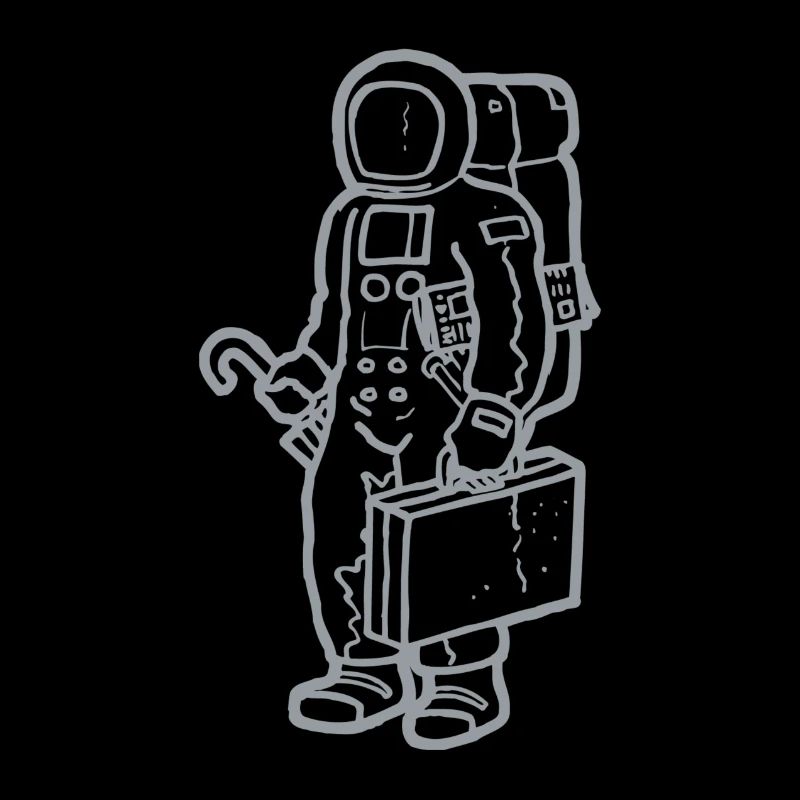 Spaceman in silver 2