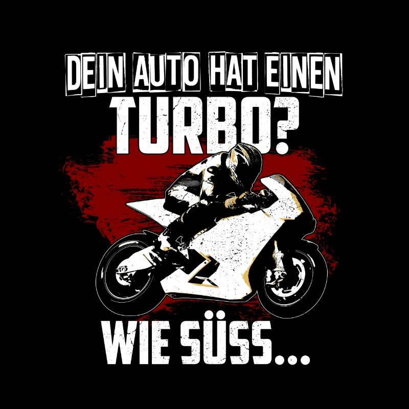 Motorrad Rennmaschine Turbo