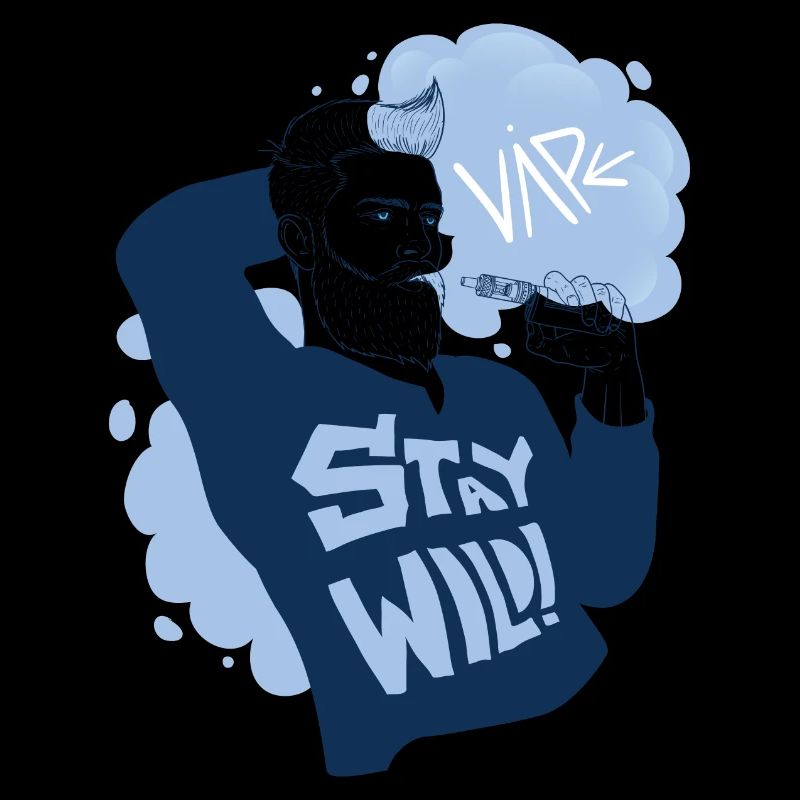 Vaperguy avec mode de vie sauvage