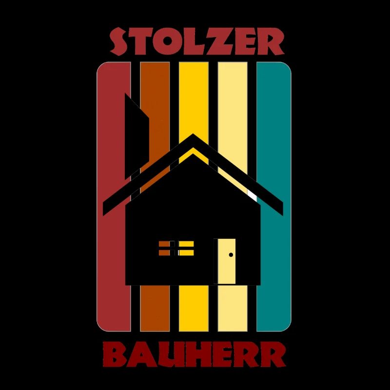 Stolzer Bauherr / Hausbau / Geschenk