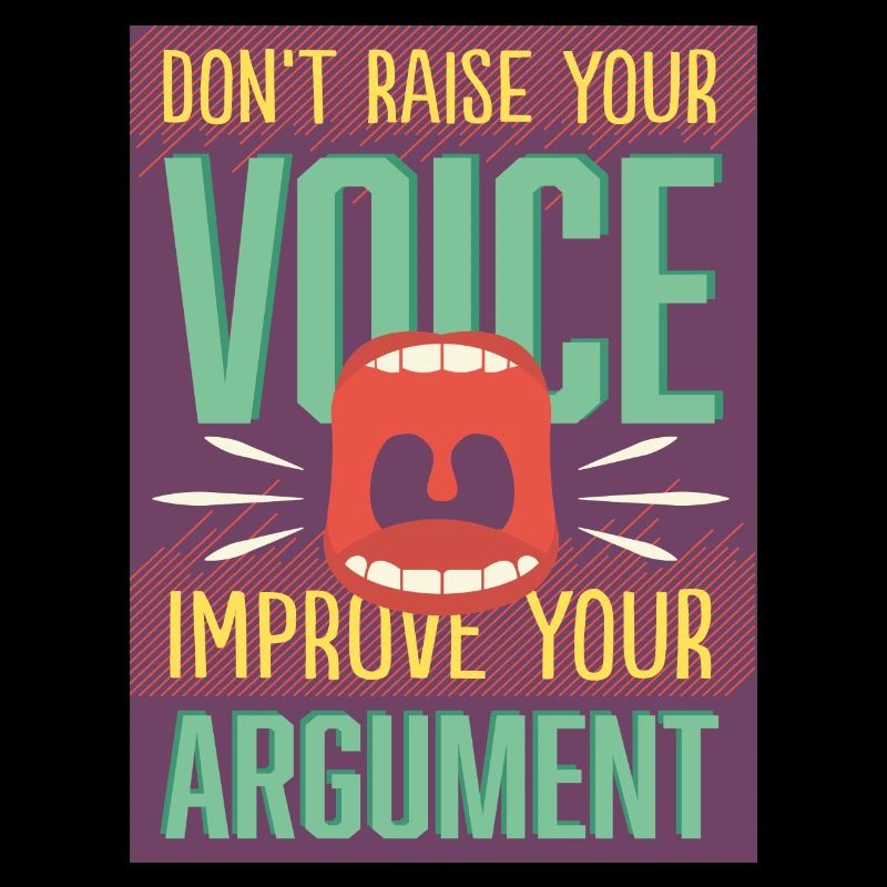 Argument statt Stimme erheben