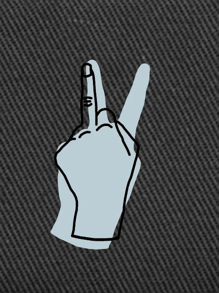 peace grey blue