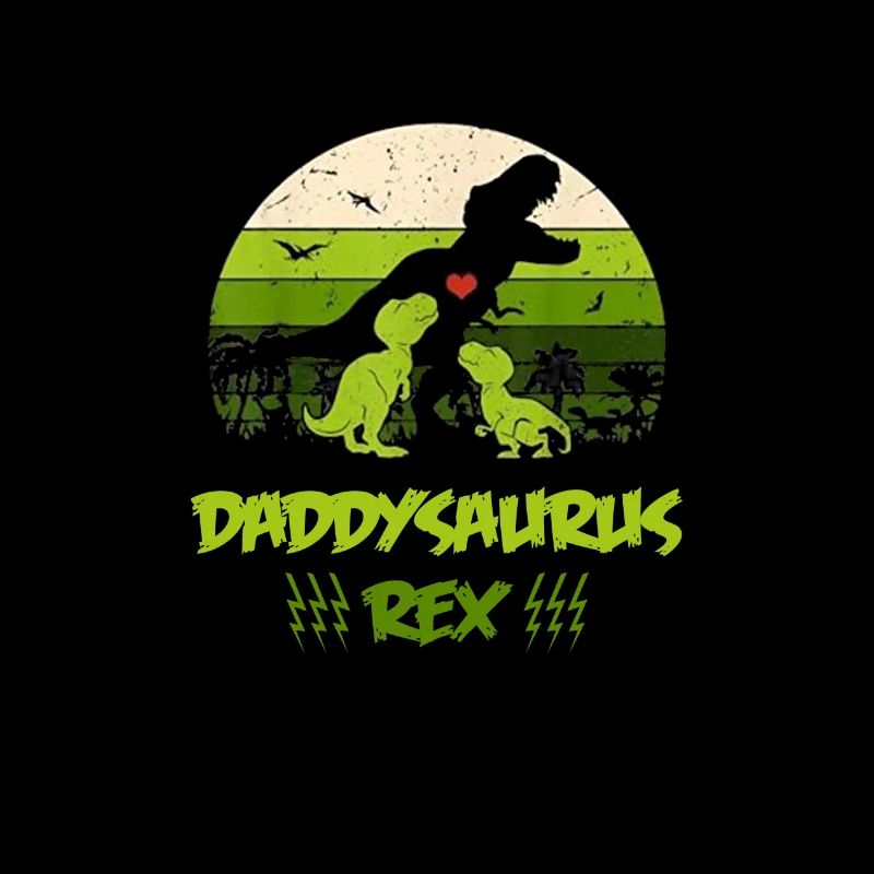Daddysaurus Rex For Fathers Day Gift