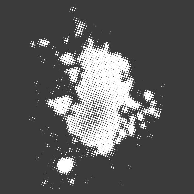 Flash, Punktehintergrund asymmetrisch | rasterized