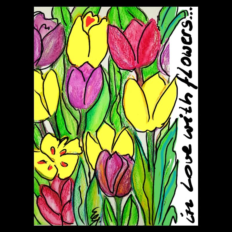CE Fleurs ITulpen IGarten I flowers Anniversaire i