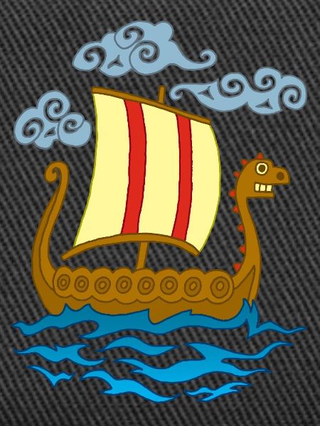 Funny Viking Drakkar