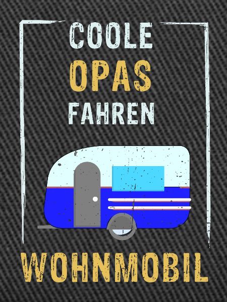 Coole Opas fahren Wohnmobil
