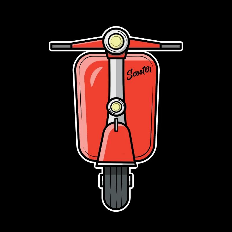Scooter Motorroller Roller rot