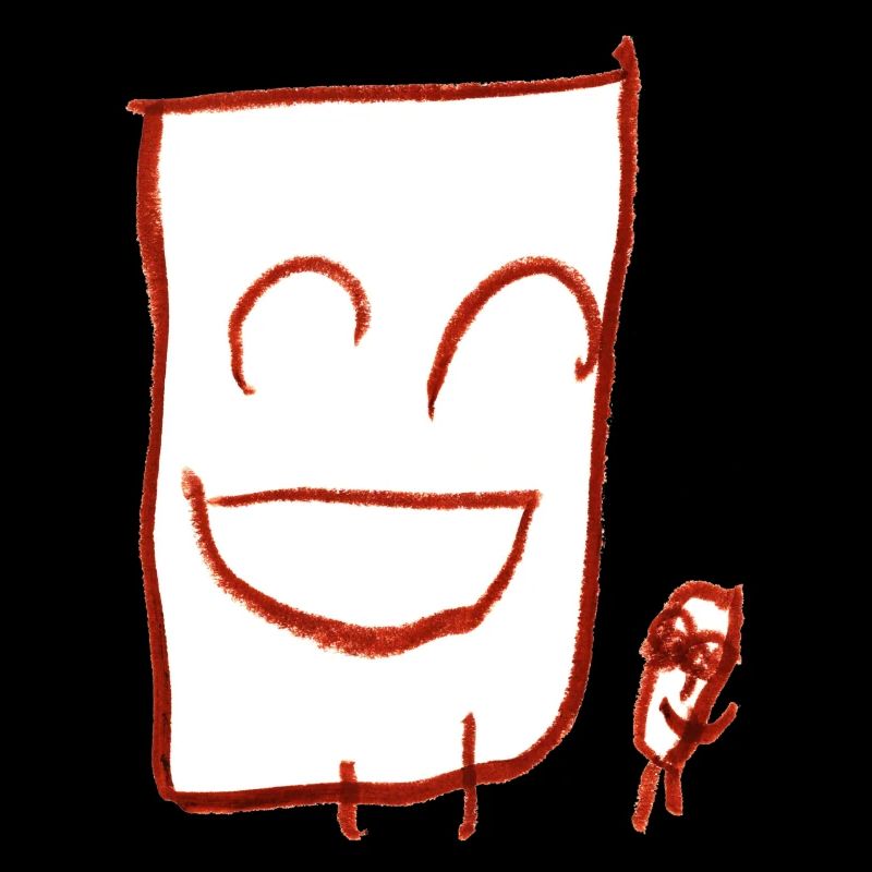 Happy fellas (white)