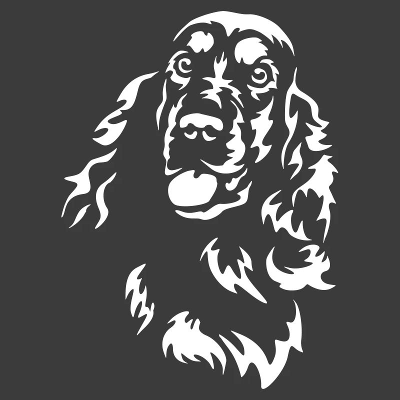 Cocker Spaniel Head « Black Edition »