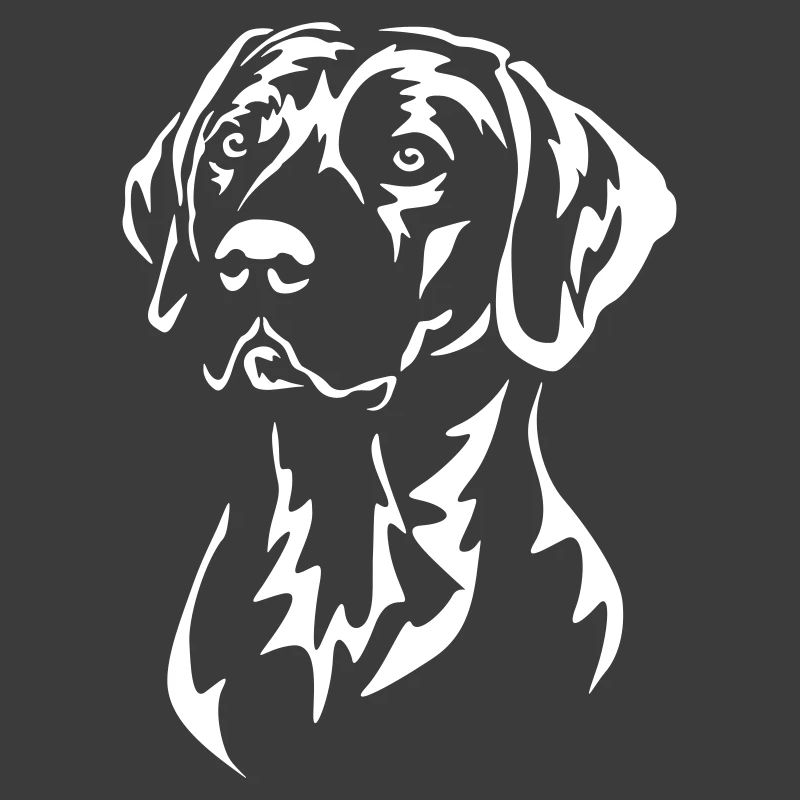 Rhodesian Ridgeback Head "Black Edition"