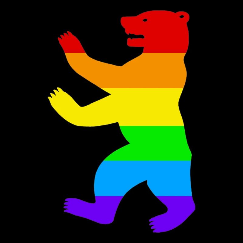 Berliner Bär / Pride Bear / Regenbogen