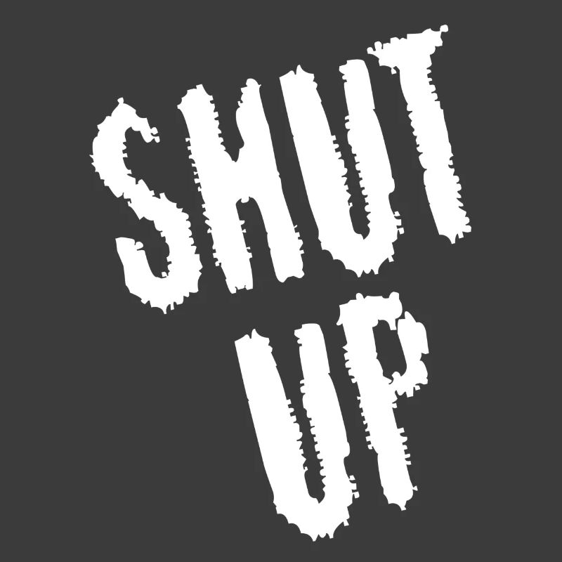 Be quiet! (white)