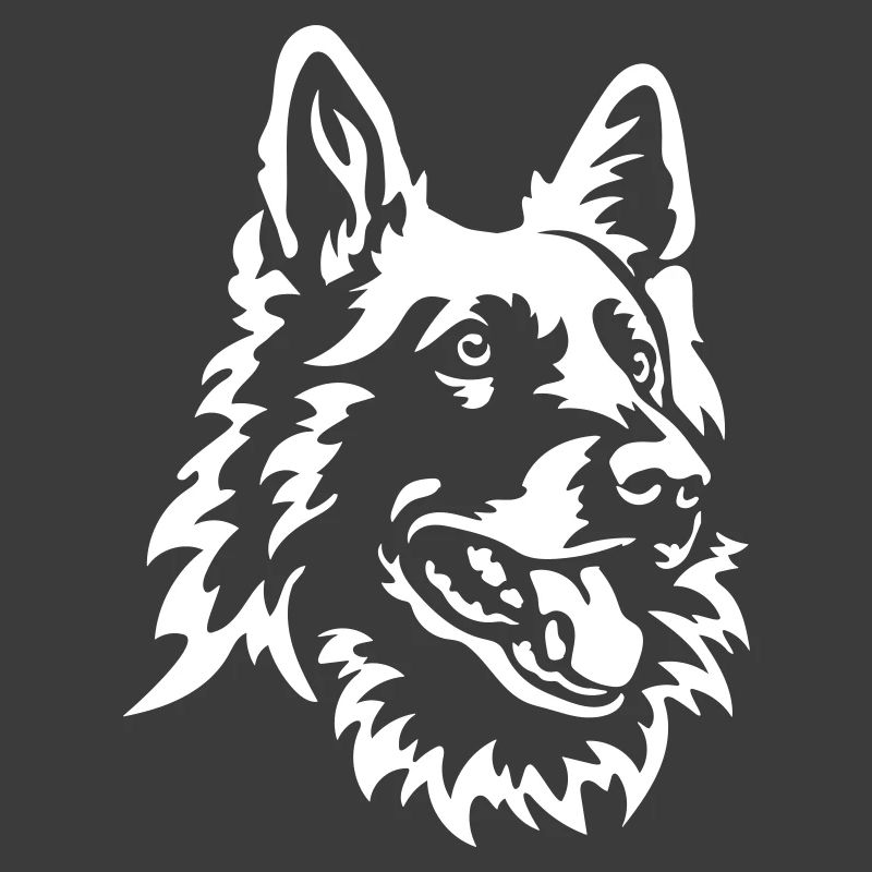 Swiss Shepherd Head "Black Edition"